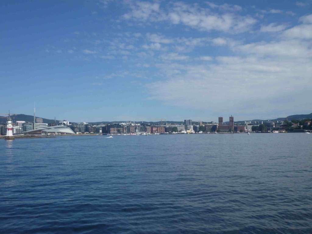Vue sur le port d'Oslo